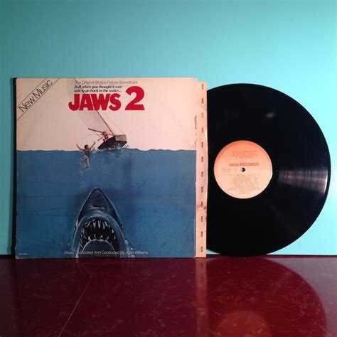 Jaws 2 Movie Soundtrack Ost Vinyl Record Album Lp 1978 Horror
