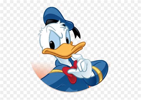 Donald Duck Face Clipart Cartoon