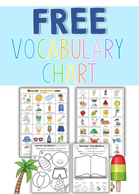 12 Ways To Use A Free Vocabulary Chart Clever Classroom Blog