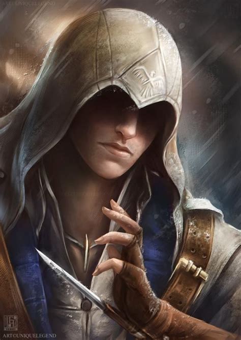 Ac3 Connor Digital Art By Uniquelegend