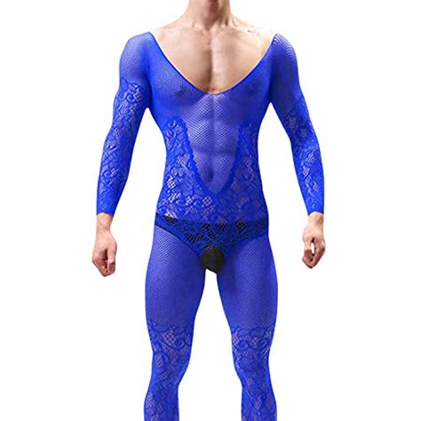 Buy Himealavo Men Sexy Fishnet Body Stockings Underwear Costumes