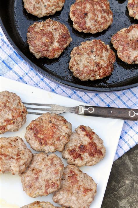 Homemade Breakfast Sausage Patties Love Sausage But Trying To Eat