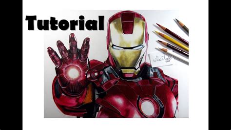 Cómo Dibujar A Ironman Con Colores How To Draw Ironman Youtube