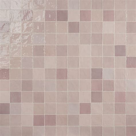 Portmore Pink 4x4 Glazed Ceramic Tile | Tilebar.com
