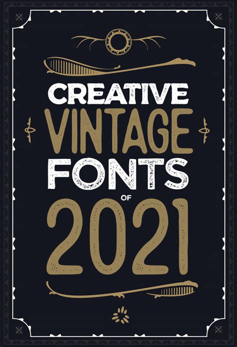 Creative Vintage Fonts Graphic Design Junction