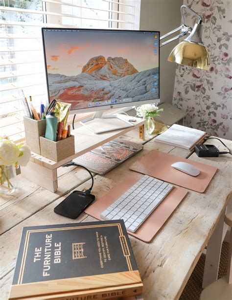 My Work From Home Desk Set Up And Mac Hack Study Desk Decor Work