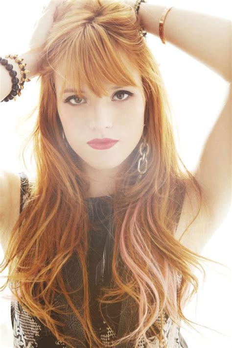 Pin By R8er138 † On Celebrity Edits ★ Bella Thorne Red Hair With