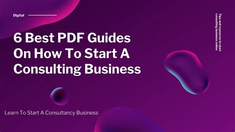 6 Best How To Start A Consulting Business Pdf Guides Online For Free