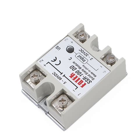 Other different between solid state relay and electromagnetic relay are that there is no surge and noise during the operation of ssr. 24V-380V 100A 250V SSR-100 DA Solid State Relay Module 3 ...