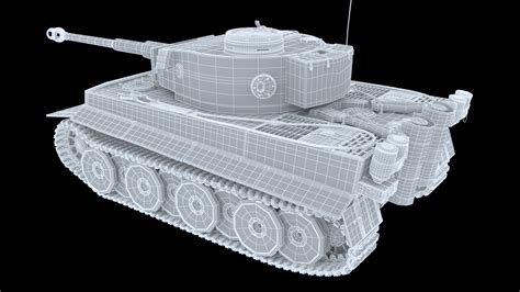 Tiger Tank 3d Model Turbosquid 1821460