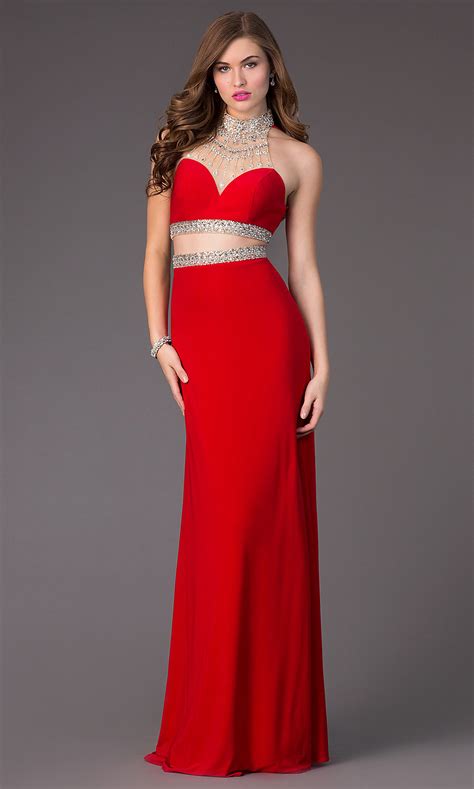 Check spelling or type a new query. Long Open Back Beaded Prom Dress, Faviana Two Piece