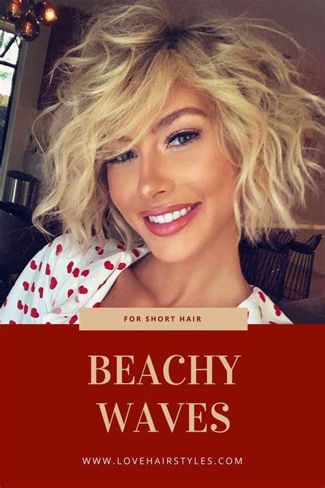 30 Beach Wave Hairstyles For Short Hair Fashionblog