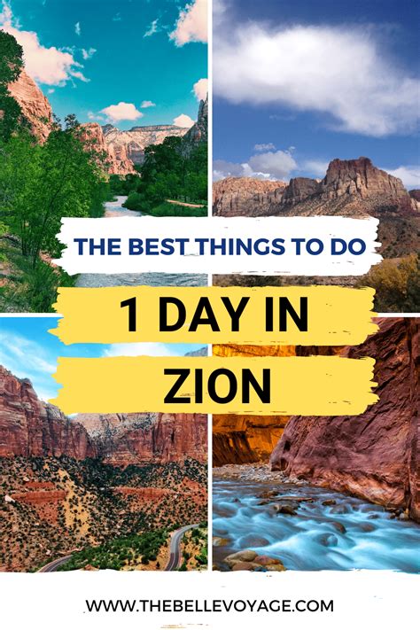 What To See In Zion National Park In One Day 1 Day Zion Itinerary