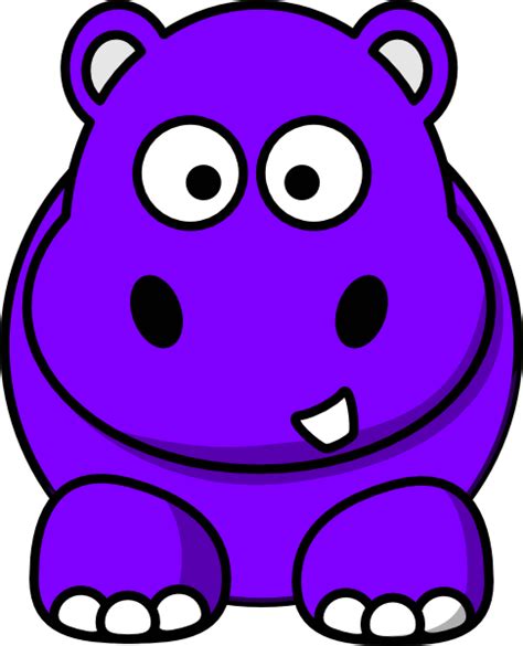 Cute Baby Hippo Cartoon Clipart Free Download On Clipartmag