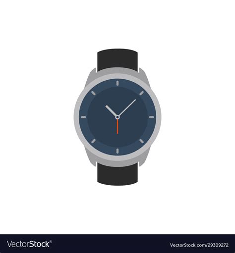 Wrist Watch Icon Wristwatch Hand Clock Royalty Free Vector