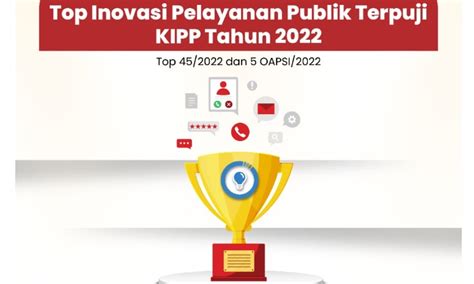 Top Inovasi Pelayanan Publik 2022 Pemkab Bantul Raih Penghargaan