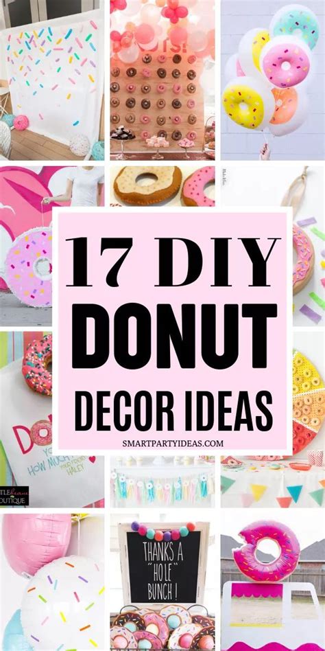 17 Adorable Diy Donut Party Decor Ideas Donut Theme Party Donut