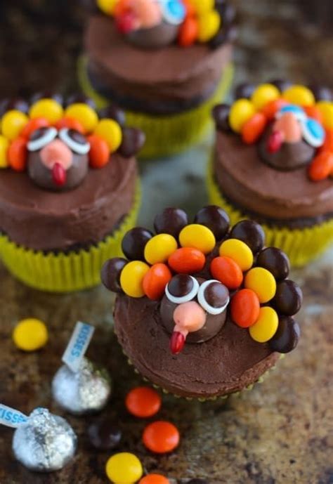 Turkey Cupcakes For Thanksgiving Creative Ads And More