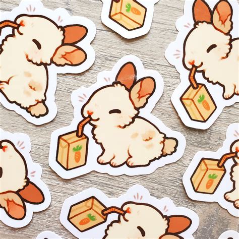 Cute Bunny Sticker Ubicaciondepersonascdmxgobmx