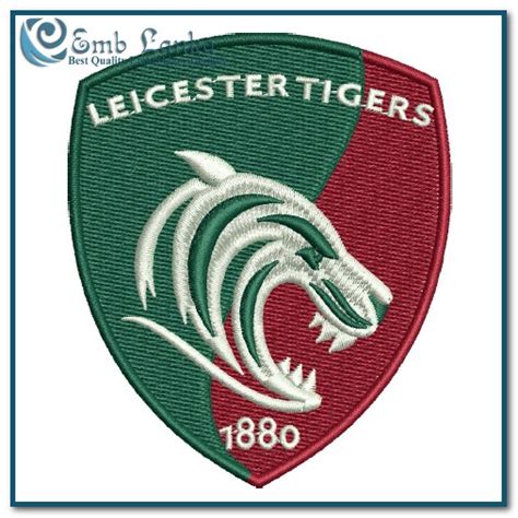 Leicester Tigers Logo Embroidery Design Emblanka