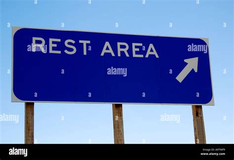 Road Safety Rest Area Sign Hi Res Stock Photography And Images Alamy