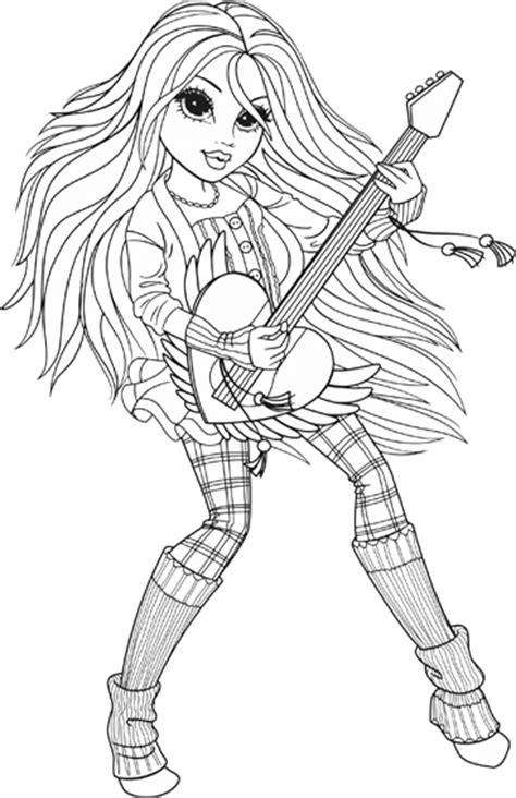 Rockstar Coloring Coloring Pages