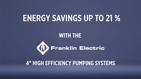 Franklin Electric 4 Inch High Efficiency System 04 2021 Youtube