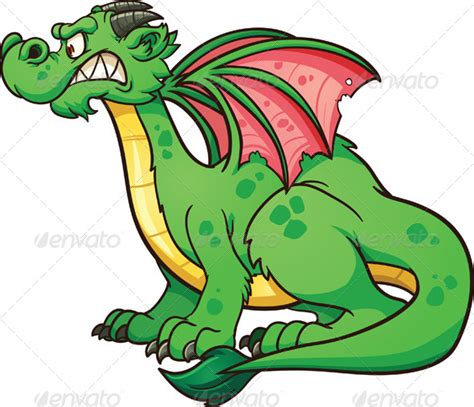 Cartoon Dragon By Memoangeles Graphicriver