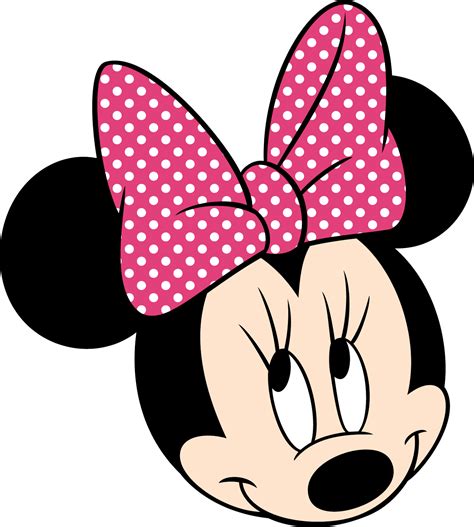 Minnie Mouse With Pink Bow Clipart Best