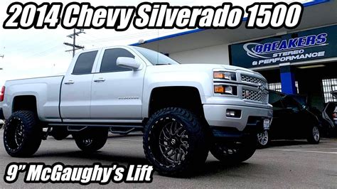 2014 Chevy Silverado 1500 9” Mcgaughys Lift Kit On 37 Tires And 24x14