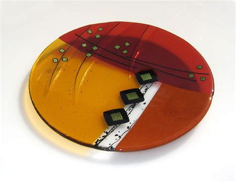 Autumn Spectrum Bowl Fused Glass Plates Bowls Glass Fusing Projects