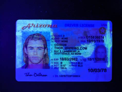 Arizona Az Drivers License Scannable Fake Id Idviking Best