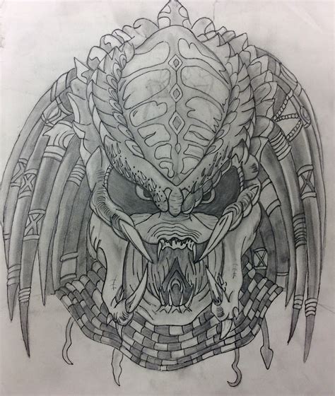 Predator Drawing By Killosaur On Deviantart
