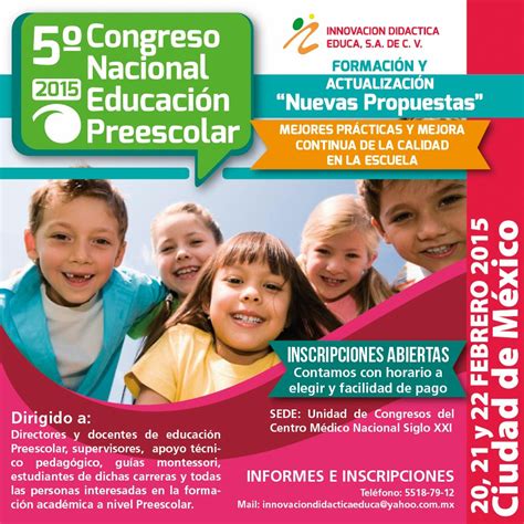 5 Congreso Nacional De Educación Preescolar 2015 Educación Preescolar