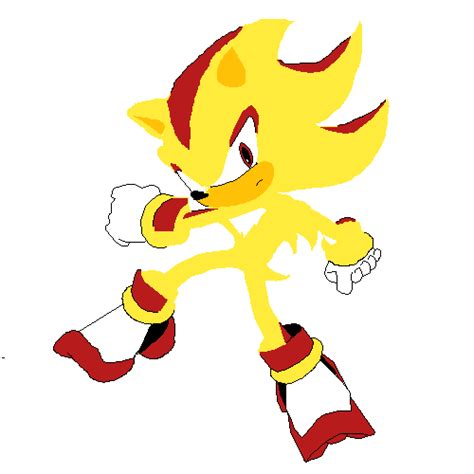 Pixilart Super Shadow By Sonic The Blue