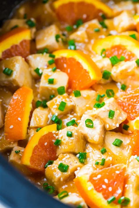 To make crockpot chicken noodle soup, you'll need: Crockpot Orange Chicken | Healthy Easy Recipe