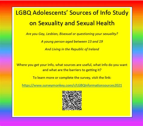Lgbq Adolescents Sources Of Info Study On Sexuality And Sexual Health