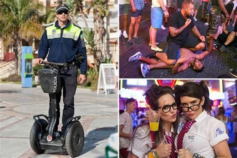 cops on segways to patrol magaluf s beaches to combat its outrageous sex on the sands reputation