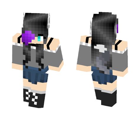 Download Wolf Girl With Skirt Minecraft Skin For Free