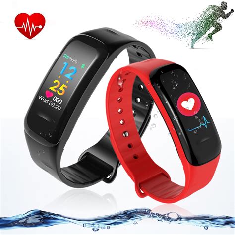 C18 Fitness Bracelet Activity Tracker Blood Pressure Oxygen Heart Rate