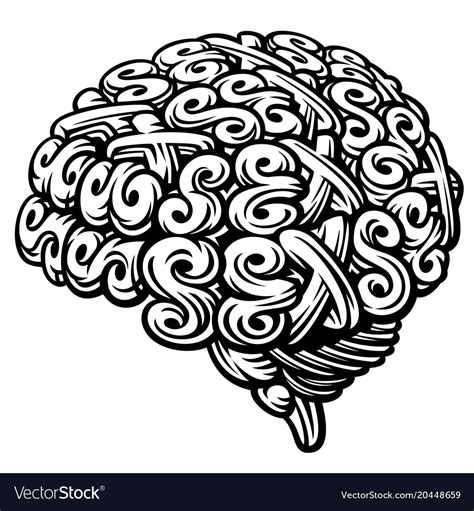 Brain Planet Logo Template Desain Vektor Lambang Konsep Desain Simbol