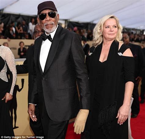 Downcast Morgan Freeman Hides His Face As He And Girlfriend Head To The