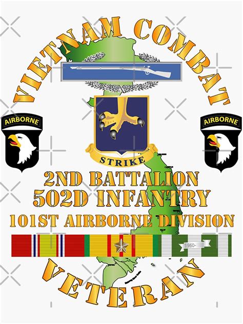 Army Vietnam Combat Vet 2nd Bn 502nd Infantry 101st Airborne Div