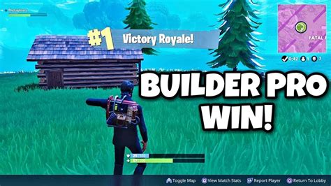 Builder Pro Is Amazing Fortnite Battle Royale Win Youtube