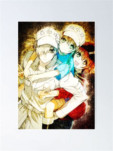 Platelet Cells At Work Anime Art Poster For Sale By Zeleline Redbubble