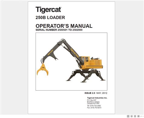 Tigercat Loader Operator Service Manuals Pdf
