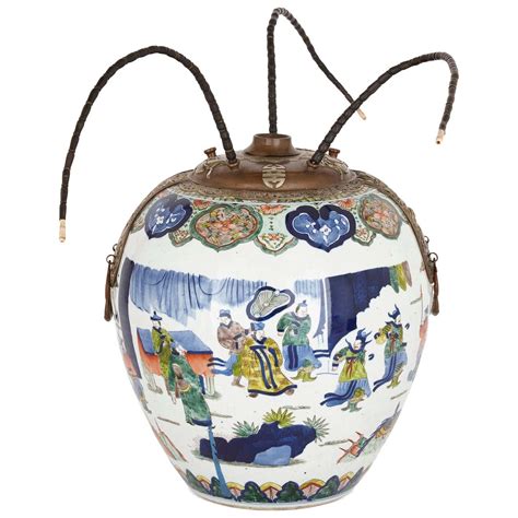 19th Century Chinese Porcelain Opium Jar For Sale At 1stdibs Opium Jars