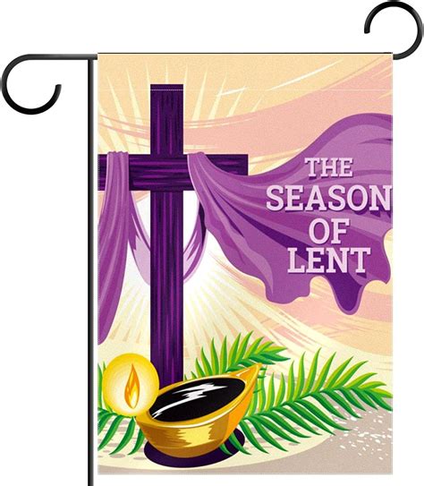 Garden Flag Holy Week The Time Of Lent 12×18 Inch Double