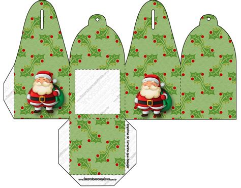 Navidad Cajas Con Santa Para Imprimir Gratis Ideas Y Material