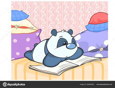 Cartoon Pandas Isolated White Background Stock Illustration By